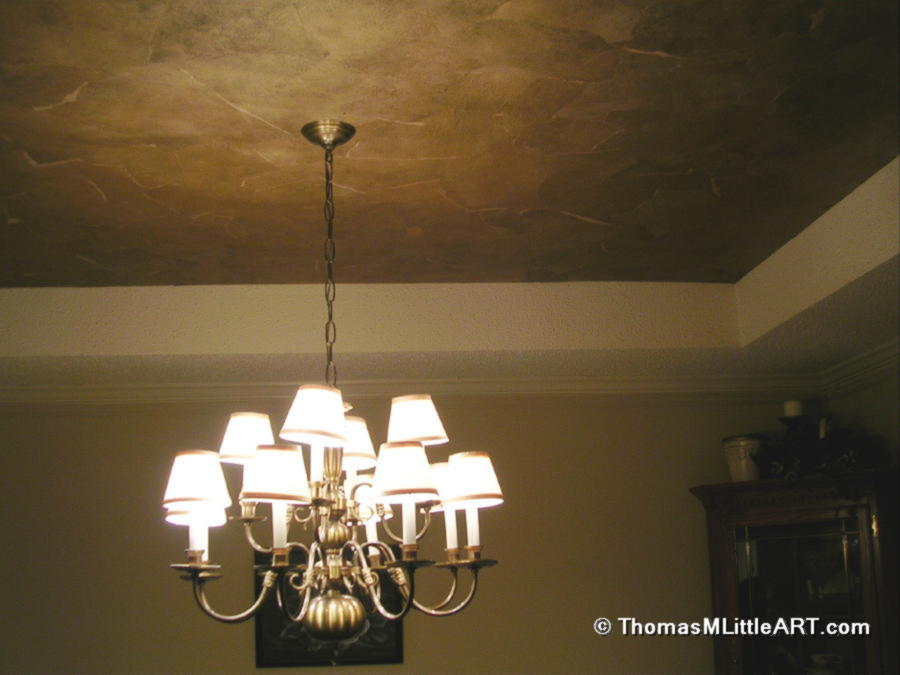 Dining Room Ceiling- after